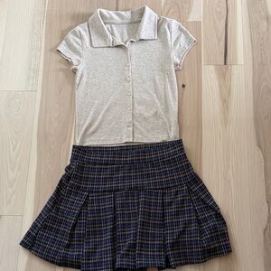 American Eagle Top and Skirt XS